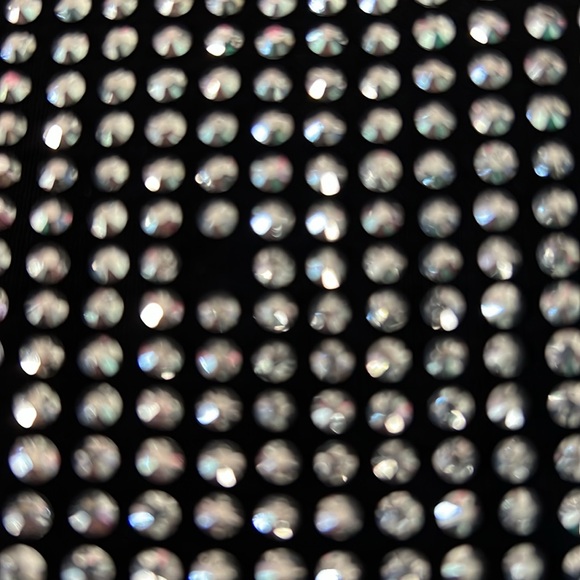 Silver short tight skirt. - Picture 2 of 4